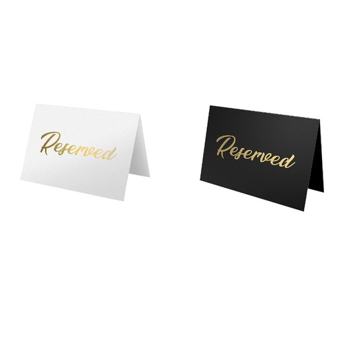 10pcs reserved table - reserved, card