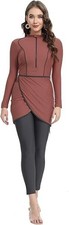 Womens Muslim Burkini Swimsuit