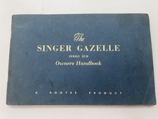 Singer Gazelle Series IIIB Owner’s Handbook 1960 Original Rootes Manual