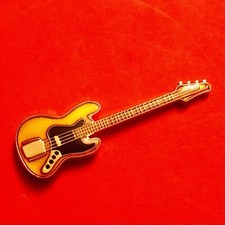 Enamel on Metal Bass Guitar