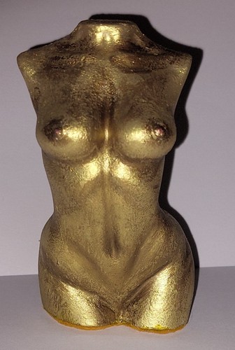 Female body bust figurine - female,