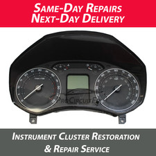 SKODA OCTAVIA VRS  INSTRUMENT CLUSTER SPEEDOMETER REPAIR SERVICE
