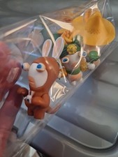 Raving Rabbids Rayman Rabbits Mini Figures Bundle X3