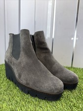 Ladies Gabor Suede Wedge Ankle