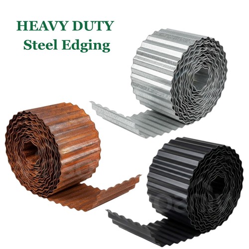 Heavy duty steel lawn edging - duty,