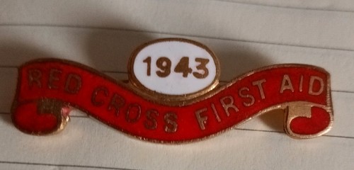 Vintage red cross - red, first