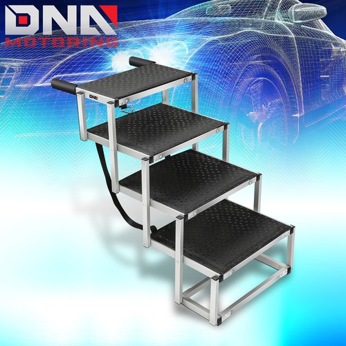 Portable step dog ramp - portable, 4-step