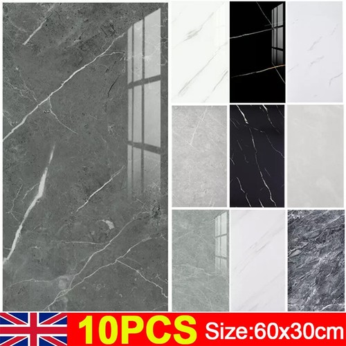 10x pvc marble tiles - marble, wall