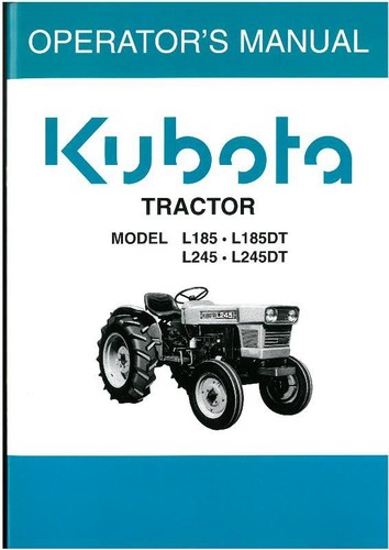 Kubota tractor models l185 - kubota,