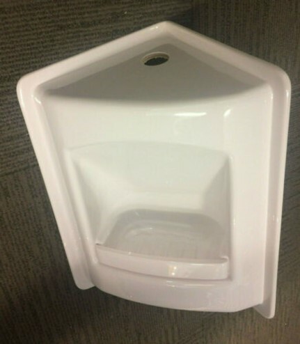 Shower corner tap - tap, plinth