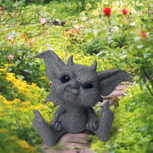 Baby goblin garden - goblin, statue
