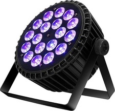 SHEHDS LED Stage Par Lights LED 18X18W Stage Lights RGBWA+UV 6in1 Wash/Strobe