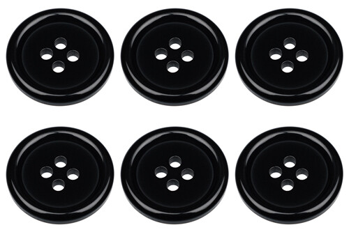 Polished sewing buttons - polished,