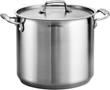 Stainless Steel Triply Stock ,Soup Pot Pan Brew boiling Stew  Cooking S.S. Lid
