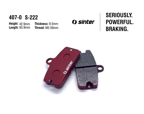Sinter kart brake pads 222 - sinter,