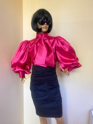Formal hot pink - pink, blouse