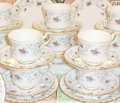 Royal stafford tea set bone - royal,