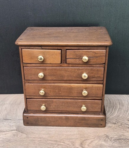 Antique miniature chest - miniature,