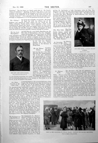 Antique old print - old, lord