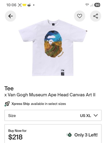 Bathing ape van gogh - bathing,