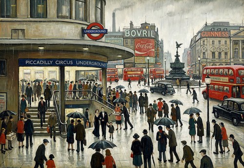 Piccadilly circus underground - circus,