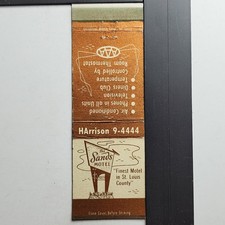 The Sands Motel St. Louis County Vintage 1950s Retro Sign Matchbook