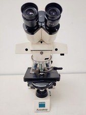 Zeiss Axioskop Microscope w/ 3 x Objectives NEOFL 100x, 40x, 20x Lab