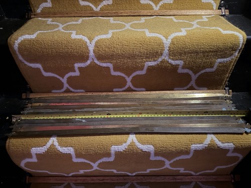 Brass stair rods - stair,