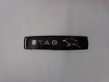 Triumph STAG ** Rear WING BADGE BLACK LH ** NEW MK2