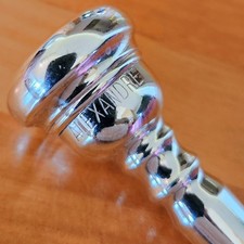 Alexandre trumpet mouthpiece [Rudy Muck stencil] approx Bach 10-3/4DW, 1950s-70s