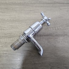 Victorian Bath Tap Chromed Old