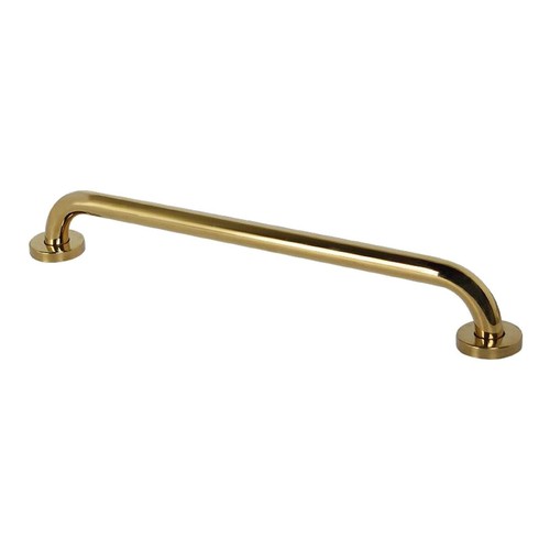 Stainless steel grab bar - steel, gold