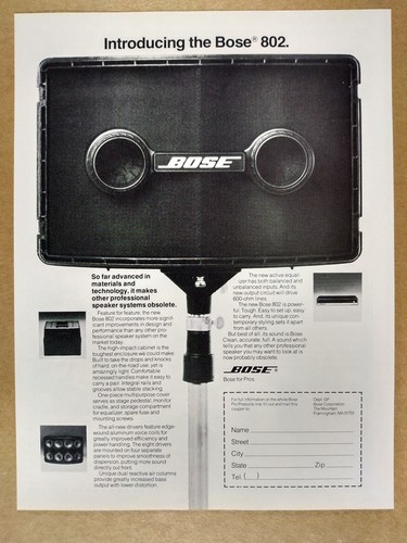 1978 bose 802 speaker - 1978,