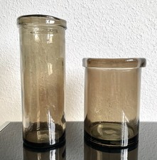 2 Lübech Living Barcelona Recycled Glass Hand Blown Vases Handmade