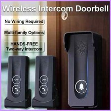 800M Long Distance Outdoor Doorbell Wireless Intercom Door Phone Unlocking...