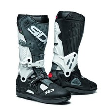Sidi Atojo SRS Motocross MX Bike Boots White Black Grey
