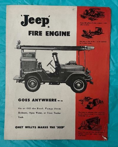 1955 jeep fire engine - "fire, engine"