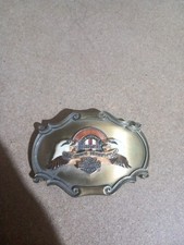 75th Harley Davidson Biker Damn Proud Motorcycle 1978 NOS Vintage Belt Buckle