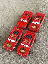 Disney Cars Lightning McQueen White Walls, Sponsorless & Dirt Track Diecast 1:55