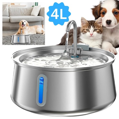 Cat water fountain - water,