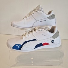 PUMA BMW MS Drift Cat 5 Ultra Trainers White Unisex UK Size 5.5