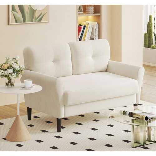 Velvet seater sofa - sofa, modern