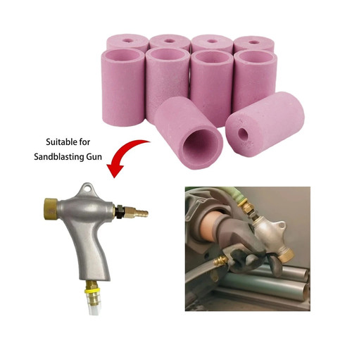 10pieces sand blasting - 10pieces, gun