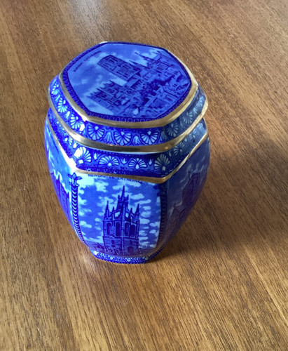 12cm blue ringtons - blue, cathedral