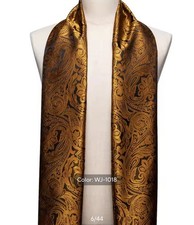 Barry.Wang Silk Mens Scarf