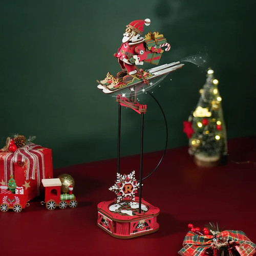 Rokr santa skis pendulum - on,