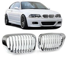 FRONT GRILLS CHROM FOR BMW E46