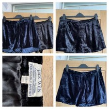 JACK WILLS Ladies Velour Shorts Sizes 6-14 - 2 Colours Brand New