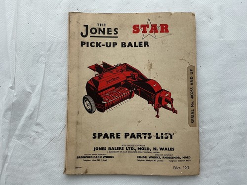 Jones star pick baler spare - jones,
