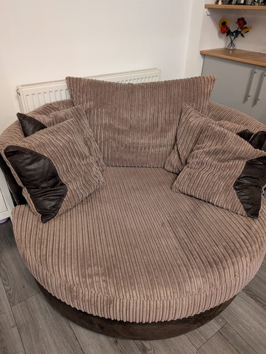 Dfs swivel cuddle - cuddle, arm